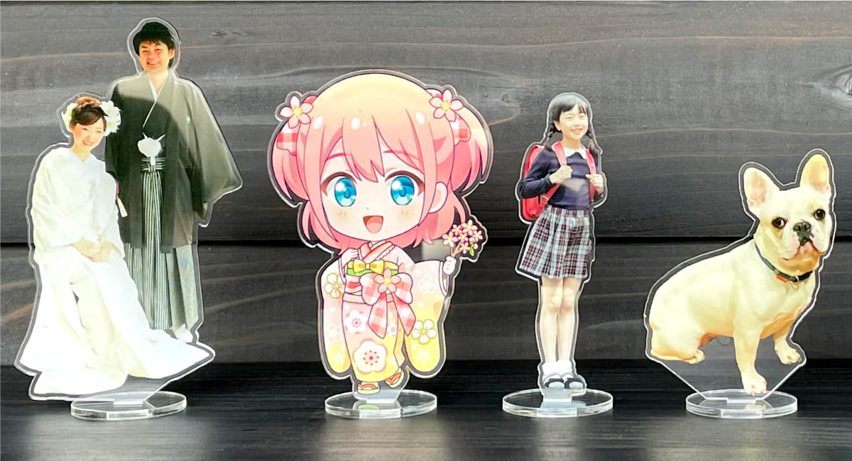 アクスタいろいろ1個から！商品ラインナップ｜アクリルスタンドの専門 