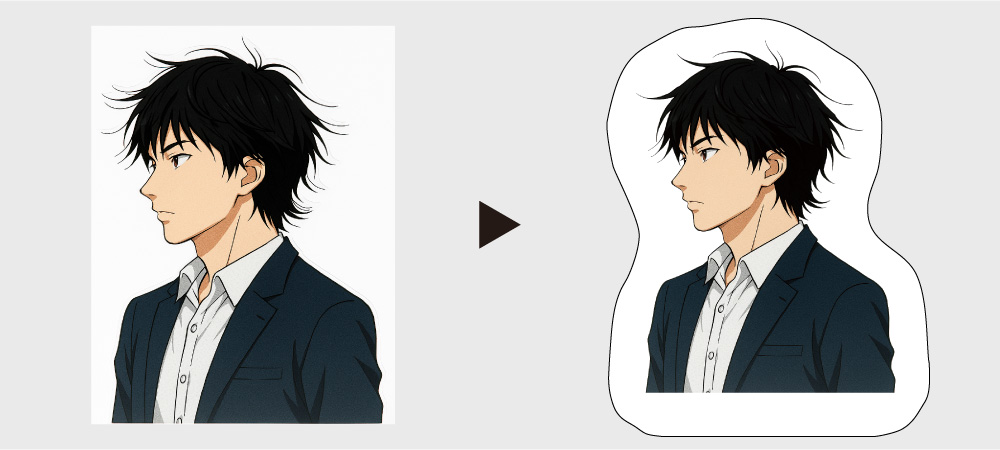 フリーカット イラスト説明