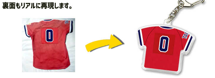 裏面もリアルに再現します