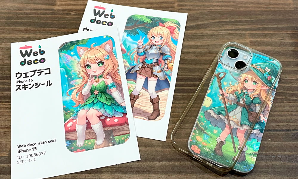 アニメ iPhoneスキンシール