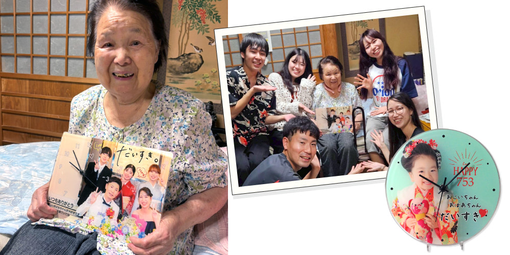 オリジナルアクリル時計 プレゼント