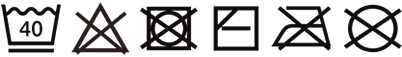ダイカット クッション 洗濯表示