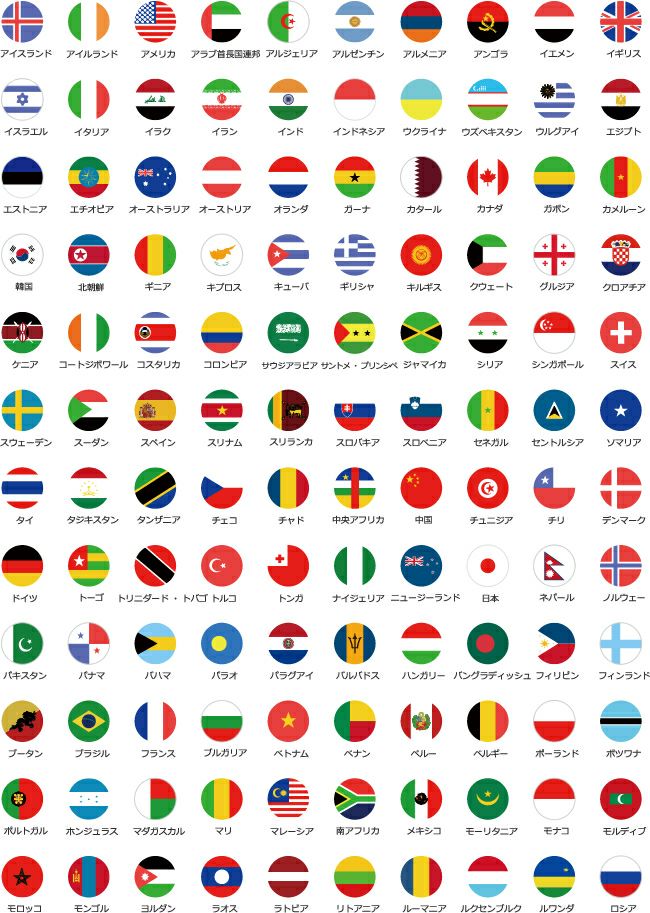 ④ 世界の国旗チャーム まとめ売り チャーム 【世界の国旗】(オリジナル) 海外 国旗グッズ | オリジナル