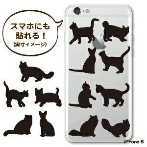 ねこステッカー　サイズ