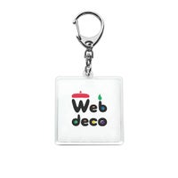 Web deco アクリルキーホルダー