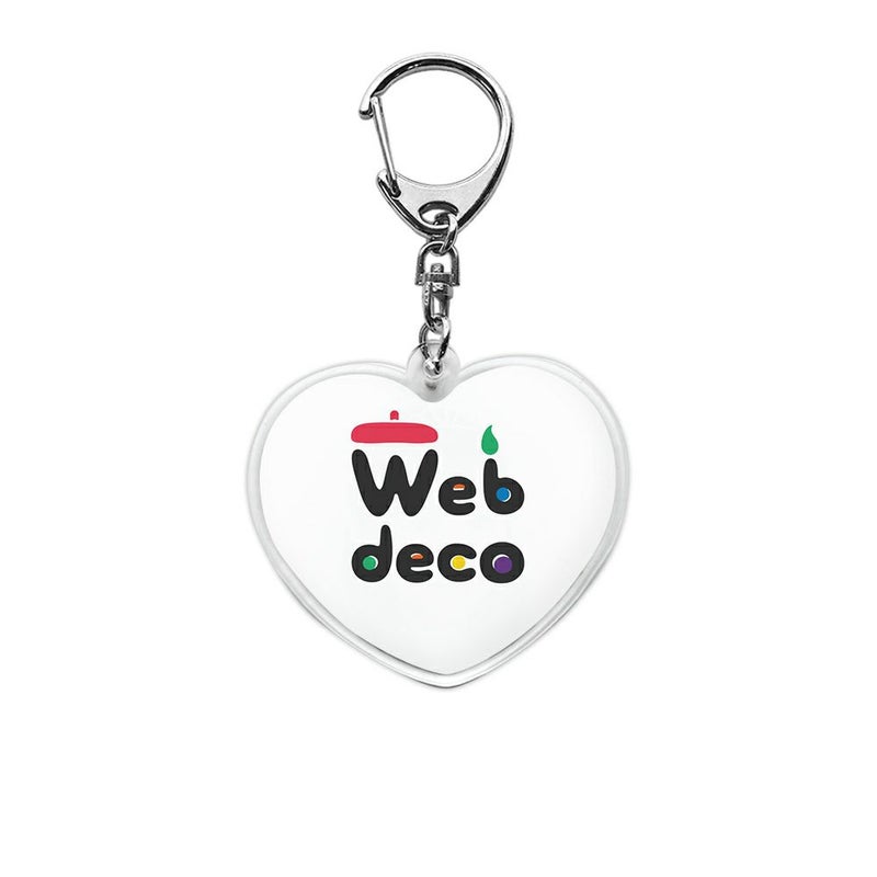 Web deco アクリルキーホルダー