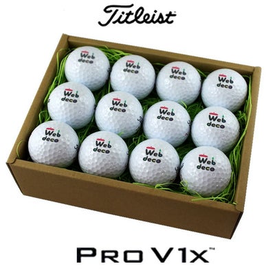 Web deco ゴルフボール 【□12個入り】【□ Titleist PRO V1x 】【〇1 