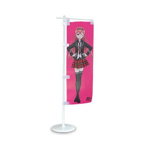 ｜データ入稿｜ミニのぼり旗 【□小】【□付属セット付】｜同人グッズ ノベルティ 制作
