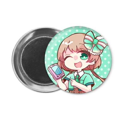 ｜データ入稿｜缶バッジ 【57mm】【□ マグネットタイプ】｜同人グッズ ノベルティ 制作