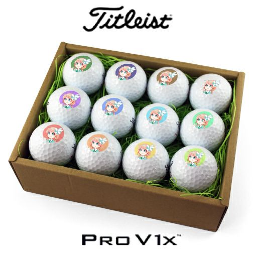 Titleist Pro V1X ゴルフボール 12個入り 2箱セット データ入稿｜ゴルフボール 【□12個入り】【□ Titleist PRO V1x 】【〇12