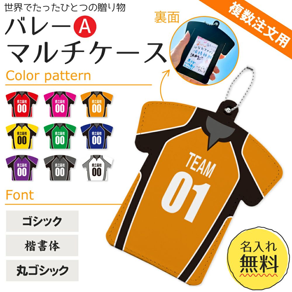 〇 バレー Aタイプ】【〇マルチケース】【〇ボールチェーン