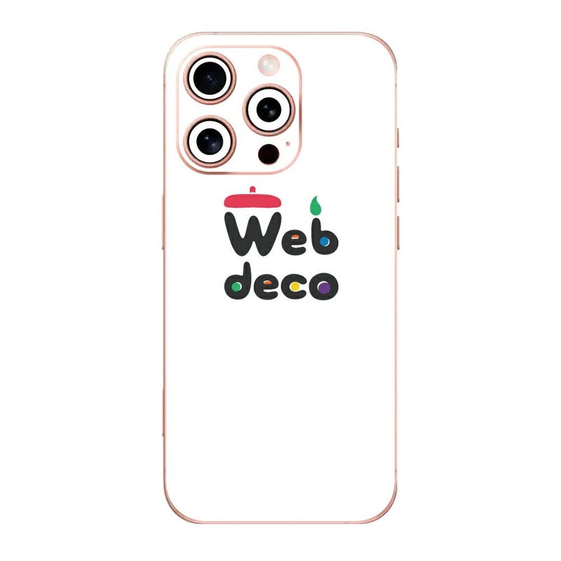 Web deco iPhone スキンシール 【 iPhone16 Pro 用 】【 4個セット 】