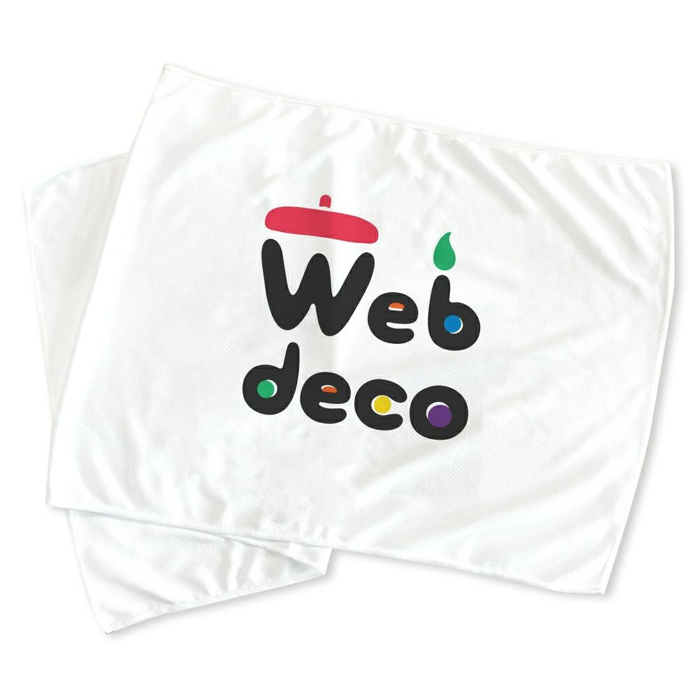 Web deco タオル【冷感タオル】【Mサイズ】【ボトルケース付き】
