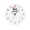 Web deco アクリル時計