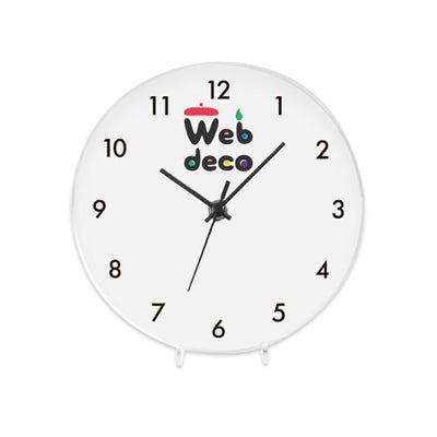 Web deco アクリル時計