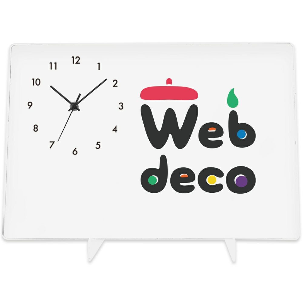 Web deco アクリル時計