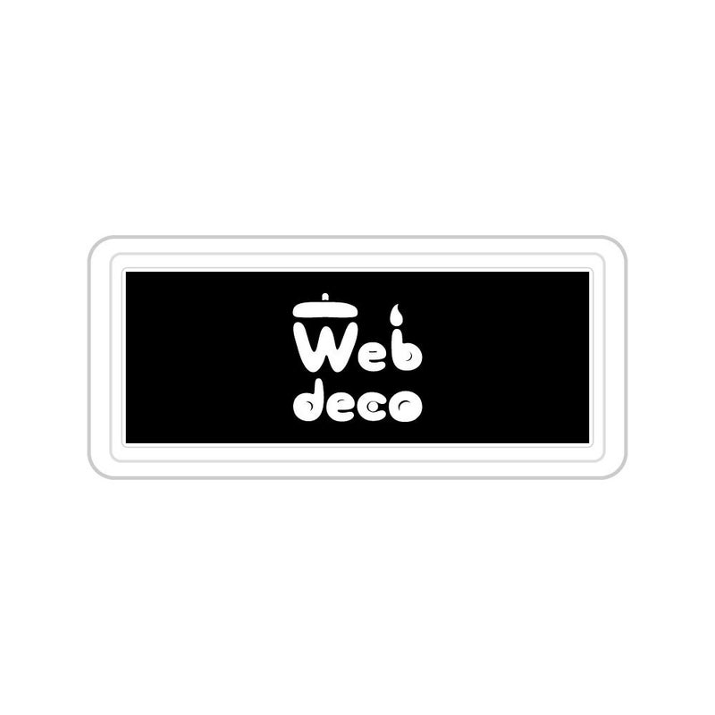 Web deco スタンプ 浸透印 【15×50mm】